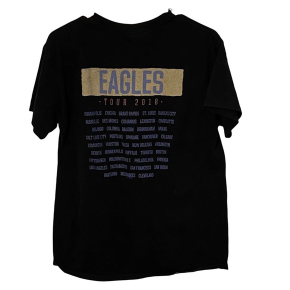 Eagles Hotel California 2018 concert Tour Tmusic graphic tee M - Picture 5 of 5